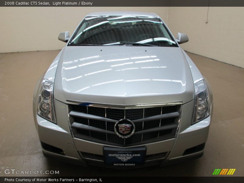 Light Platinum / Ebony 2008 Cadillac CTS Sedan
