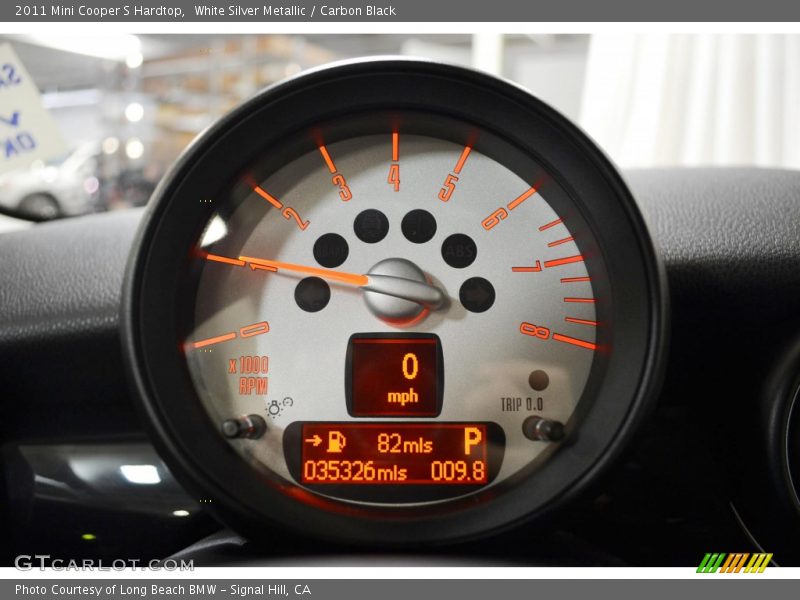 White Silver Metallic / Carbon Black 2011 Mini Cooper S Hardtop