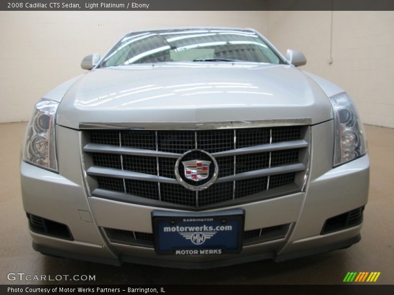 Light Platinum / Ebony 2008 Cadillac CTS Sedan