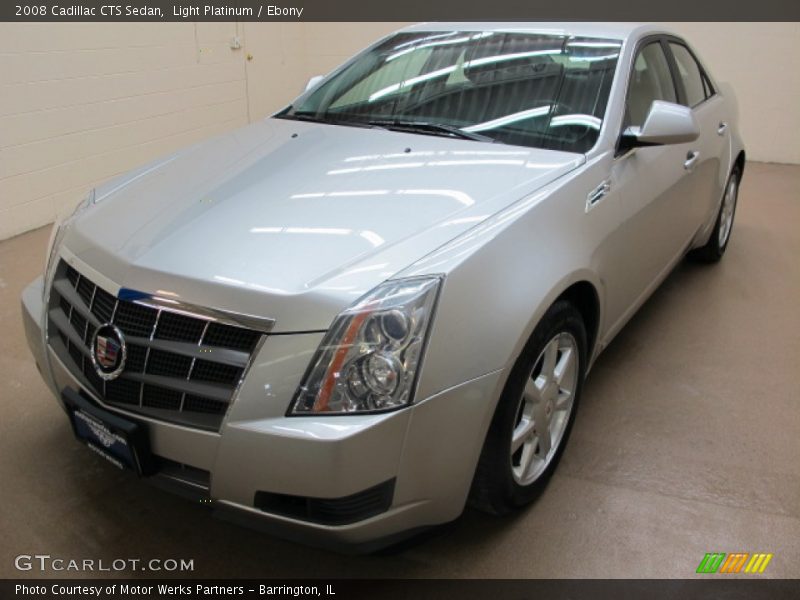 Light Platinum / Ebony 2008 Cadillac CTS Sedan