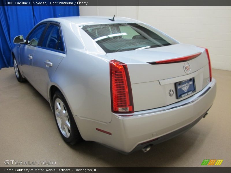Light Platinum / Ebony 2008 Cadillac CTS Sedan