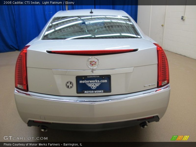 Light Platinum / Ebony 2008 Cadillac CTS Sedan