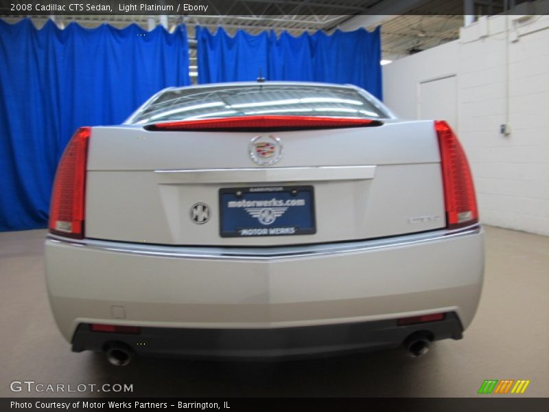 Light Platinum / Ebony 2008 Cadillac CTS Sedan