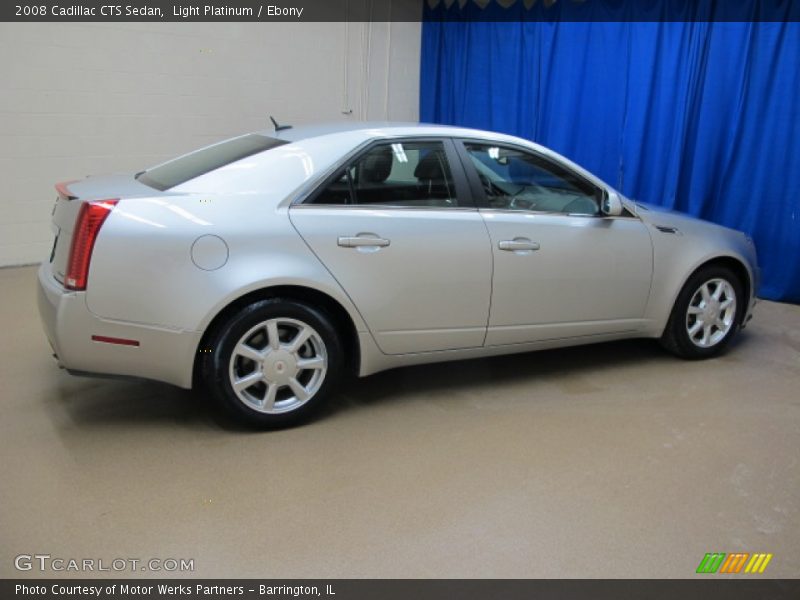 Light Platinum / Ebony 2008 Cadillac CTS Sedan