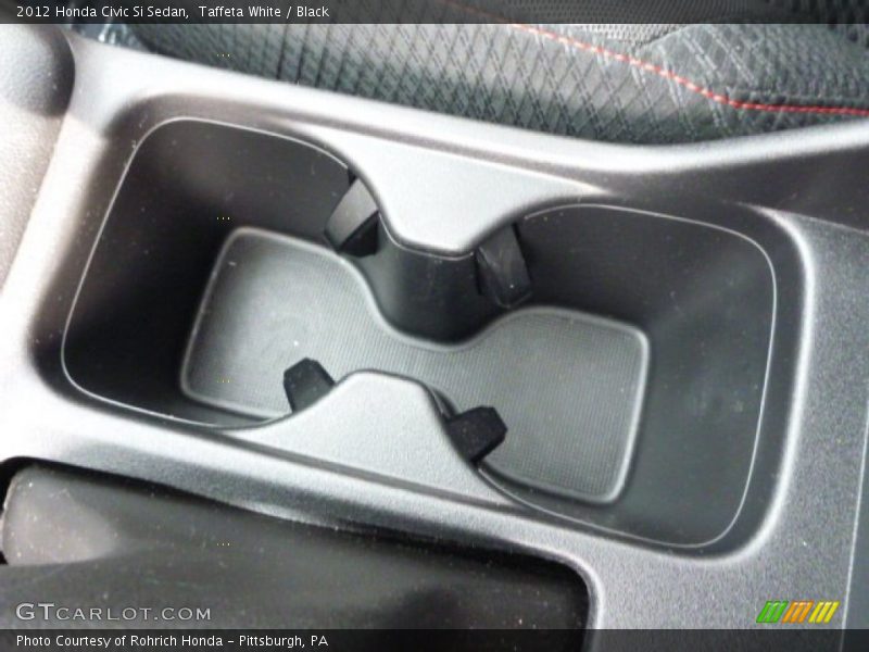 Taffeta White / Black 2012 Honda Civic Si Sedan