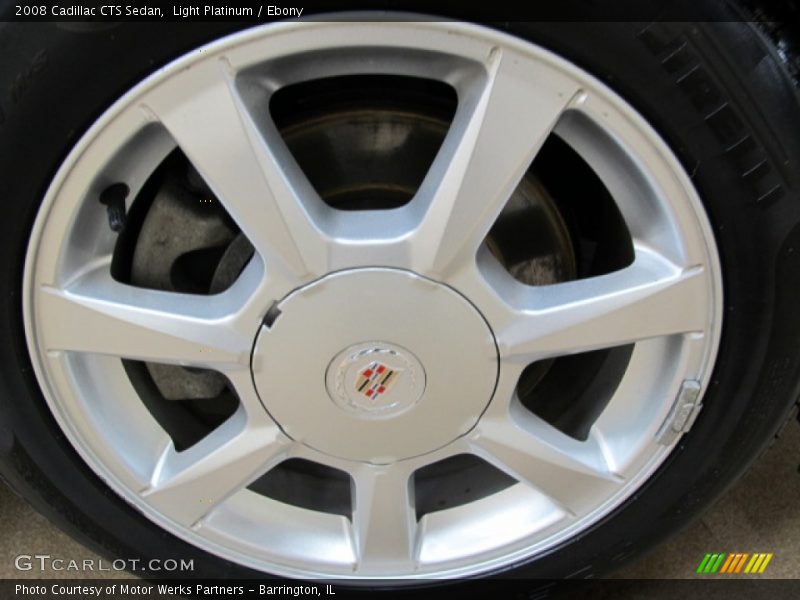 Light Platinum / Ebony 2008 Cadillac CTS Sedan