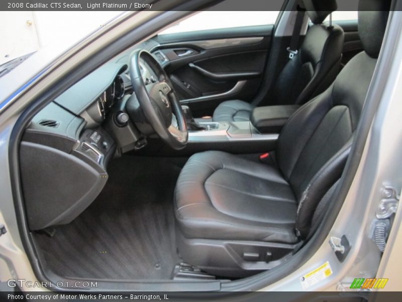 Light Platinum / Ebony 2008 Cadillac CTS Sedan