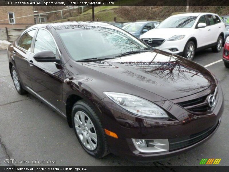Black Cherry Metallic / Black 2010 Mazda MAZDA6 i Sport Sedan