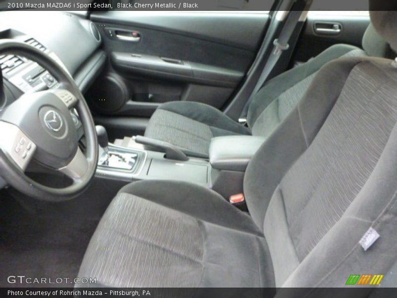 Black Cherry Metallic / Black 2010 Mazda MAZDA6 i Sport Sedan