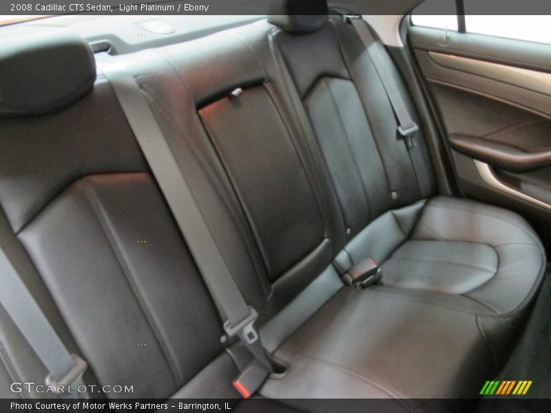 Light Platinum / Ebony 2008 Cadillac CTS Sedan