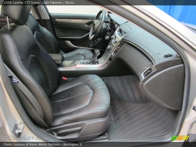 Light Platinum / Ebony 2008 Cadillac CTS Sedan