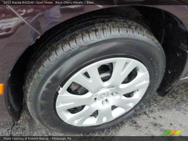 Black Cherry Metallic / Black 2010 Mazda MAZDA6 i Sport Sedan