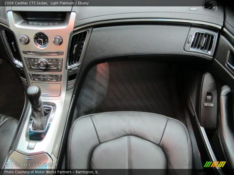 Light Platinum / Ebony 2008 Cadillac CTS Sedan