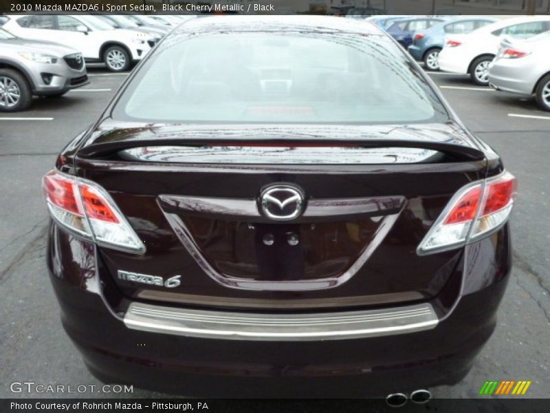 Black Cherry Metallic / Black 2010 Mazda MAZDA6 i Sport Sedan