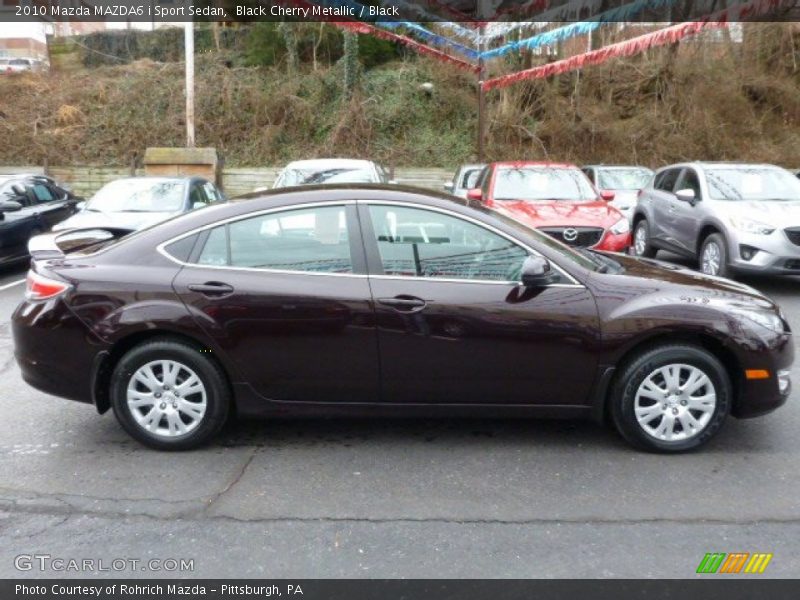 Black Cherry Metallic / Black 2010 Mazda MAZDA6 i Sport Sedan