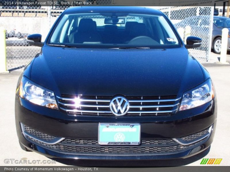 Black / Titan Black 2014 Volkswagen Passat TDI SE