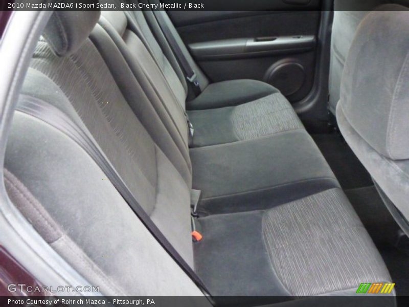 Black Cherry Metallic / Black 2010 Mazda MAZDA6 i Sport Sedan