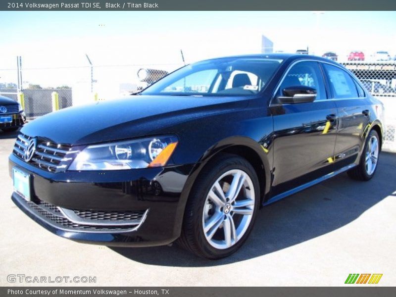 Black / Titan Black 2014 Volkswagen Passat TDI SE