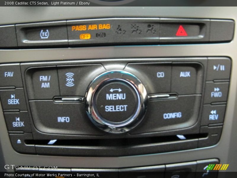 Light Platinum / Ebony 2008 Cadillac CTS Sedan