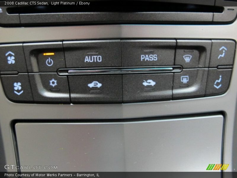 Light Platinum / Ebony 2008 Cadillac CTS Sedan