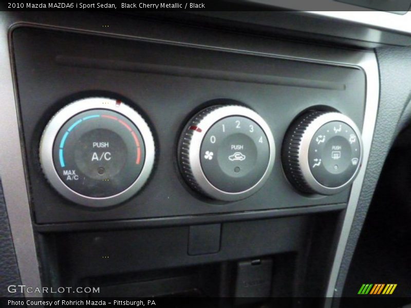 Black Cherry Metallic / Black 2010 Mazda MAZDA6 i Sport Sedan