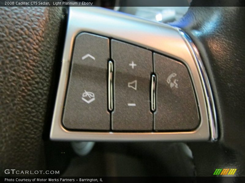 Light Platinum / Ebony 2008 Cadillac CTS Sedan