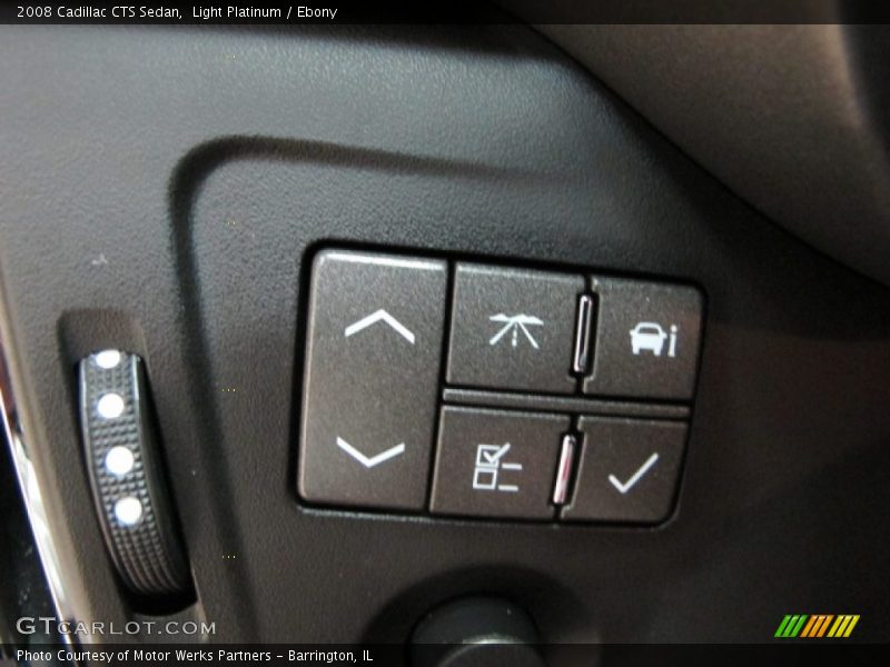 Light Platinum / Ebony 2008 Cadillac CTS Sedan