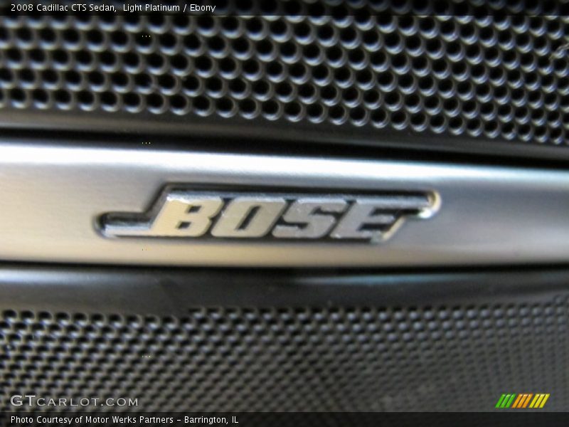 Light Platinum / Ebony 2008 Cadillac CTS Sedan