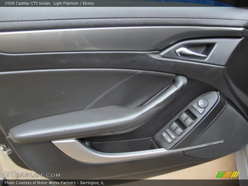 Light Platinum / Ebony 2008 Cadillac CTS Sedan