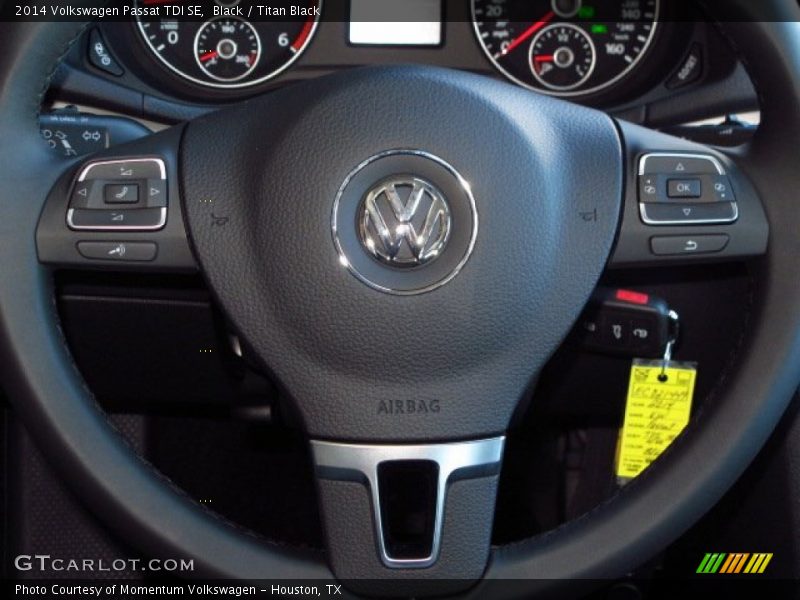 Black / Titan Black 2014 Volkswagen Passat TDI SE