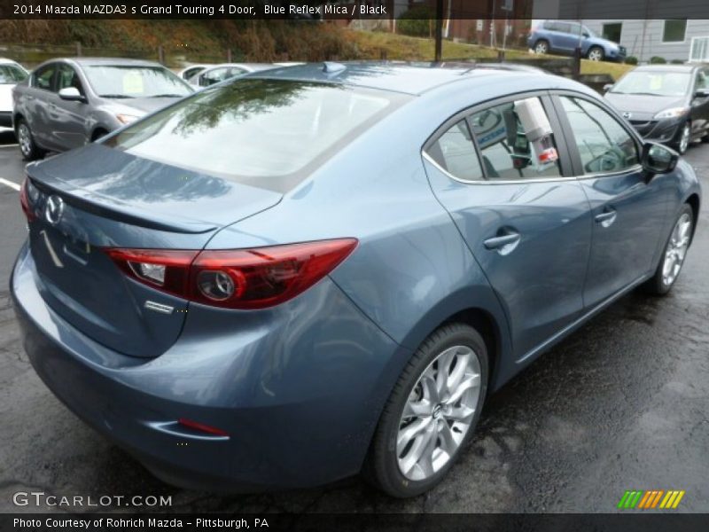 Blue Reflex Mica / Black 2014 Mazda MAZDA3 s Grand Touring 4 Door