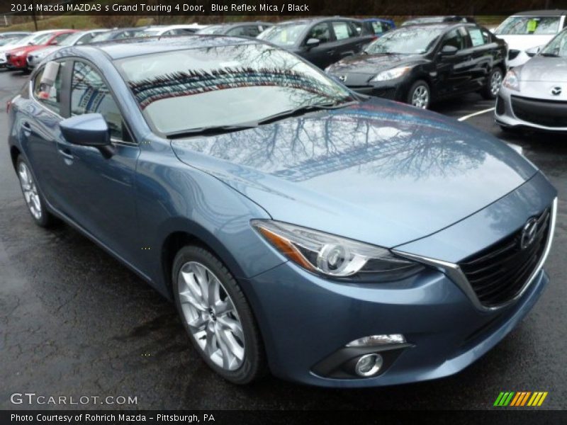 Blue Reflex Mica / Black 2014 Mazda MAZDA3 s Grand Touring 4 Door
