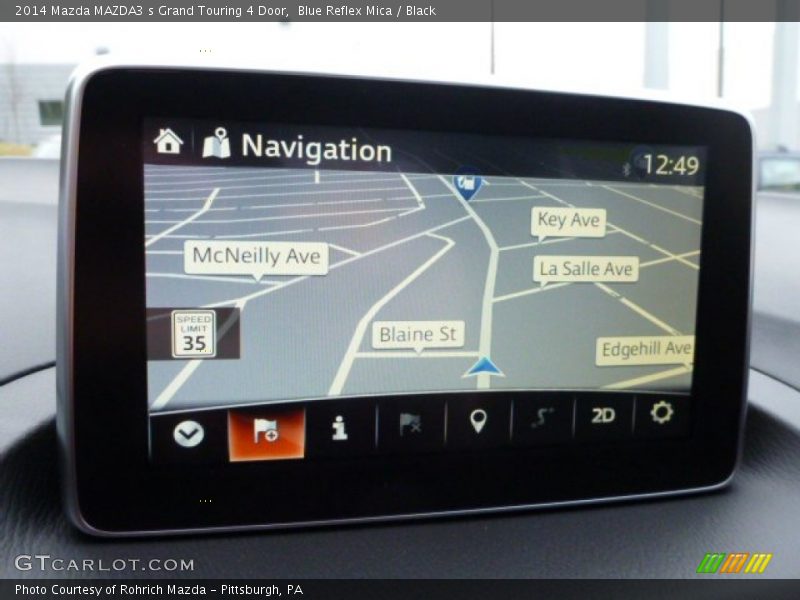 Navigation of 2014 MAZDA3 s Grand Touring 4 Door