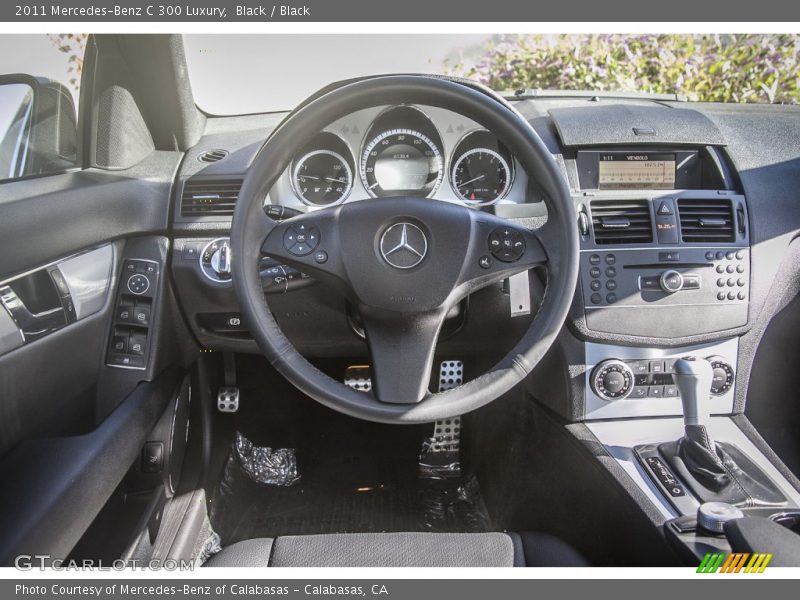 Black / Black 2011 Mercedes-Benz C 300 Luxury