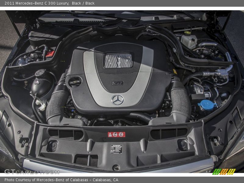 Black / Black 2011 Mercedes-Benz C 300 Luxury