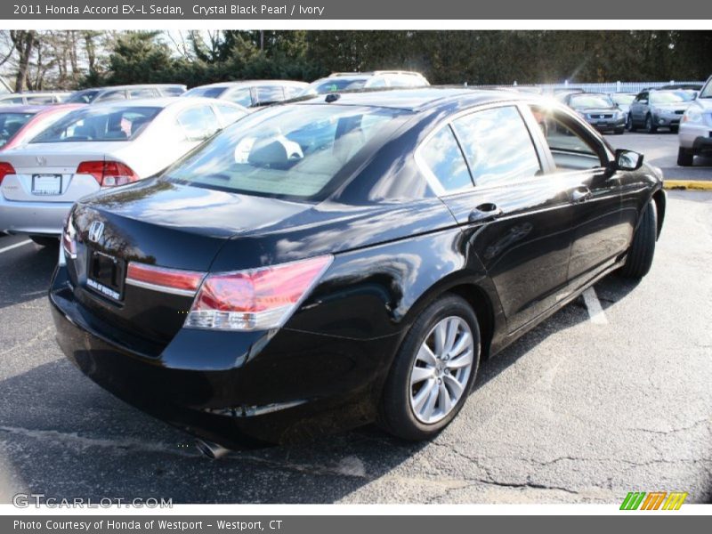 Crystal Black Pearl / Ivory 2011 Honda Accord EX-L Sedan