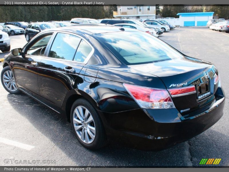 Crystal Black Pearl / Ivory 2011 Honda Accord EX-L Sedan