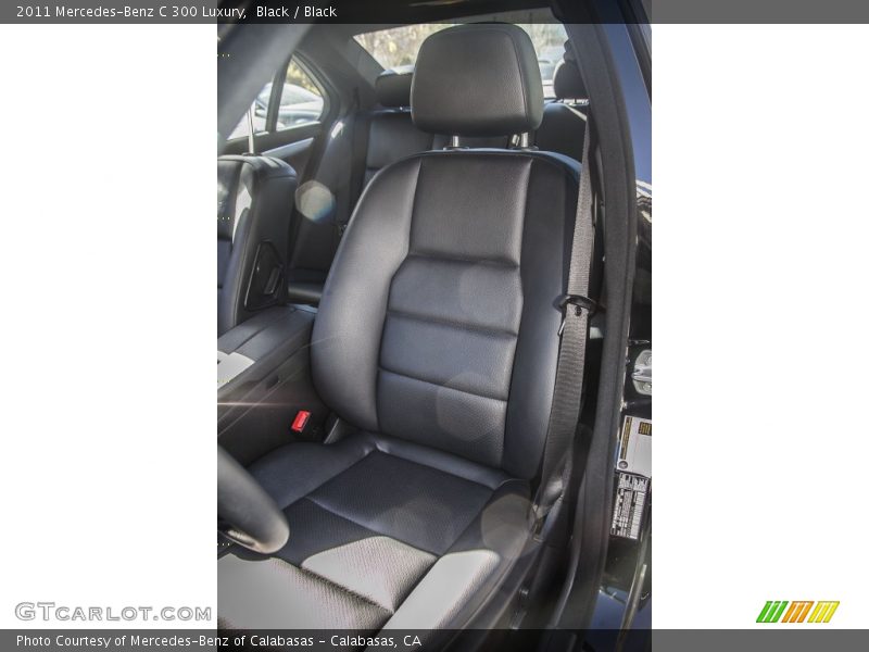 Black / Black 2011 Mercedes-Benz C 300 Luxury