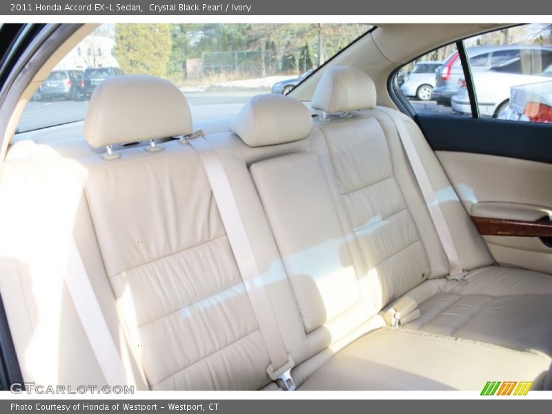 Crystal Black Pearl / Ivory 2011 Honda Accord EX-L Sedan