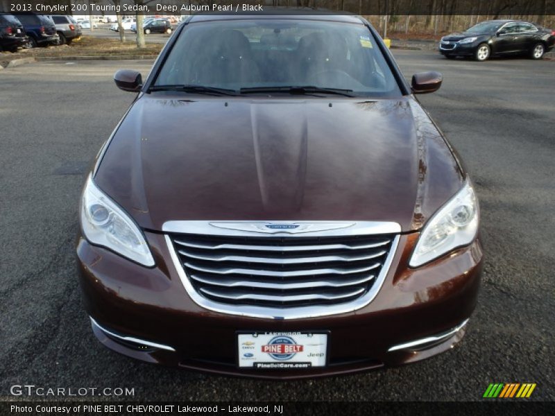 Deep Auburn Pearl / Black 2013 Chrysler 200 Touring Sedan