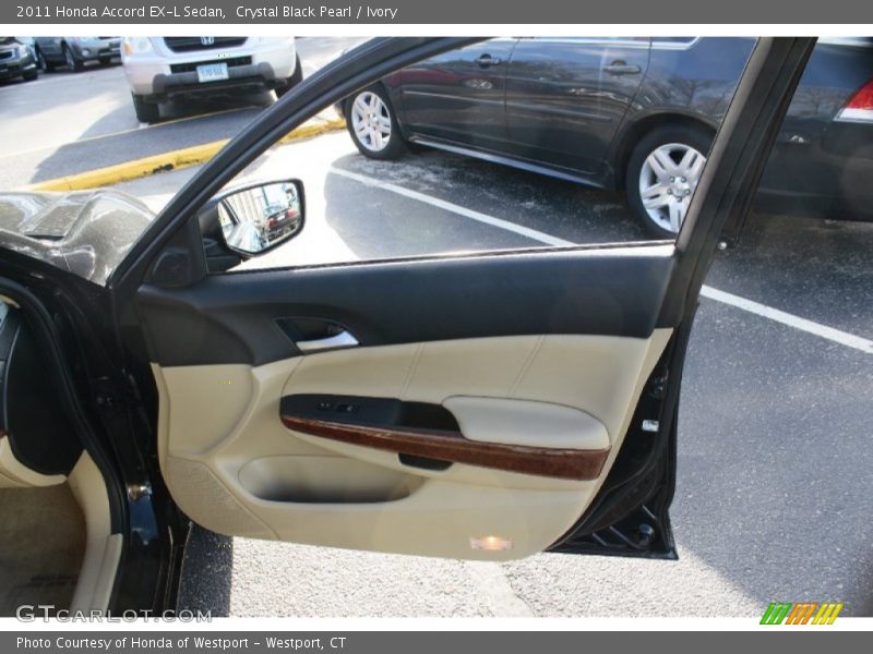 Crystal Black Pearl / Ivory 2011 Honda Accord EX-L Sedan