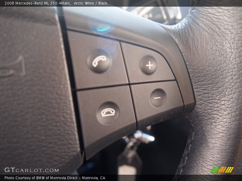 Arctic White / Black 2008 Mercedes-Benz ML 350 4Matic