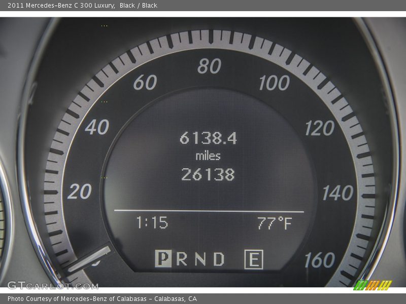 Black / Black 2011 Mercedes-Benz C 300 Luxury