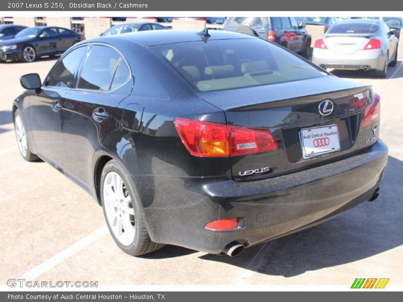 Obsidian Black / Cashmere 2007 Lexus IS 250