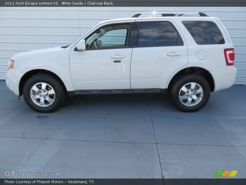 White Suede / Charcoal Black 2011 Ford Escape Limited V6