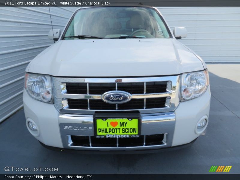 White Suede / Charcoal Black 2011 Ford Escape Limited V6