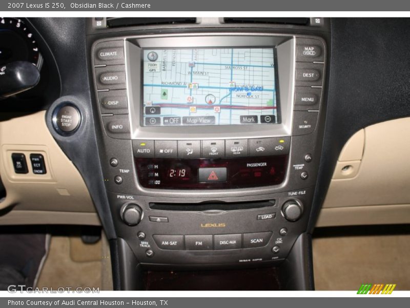 Obsidian Black / Cashmere 2007 Lexus IS 250