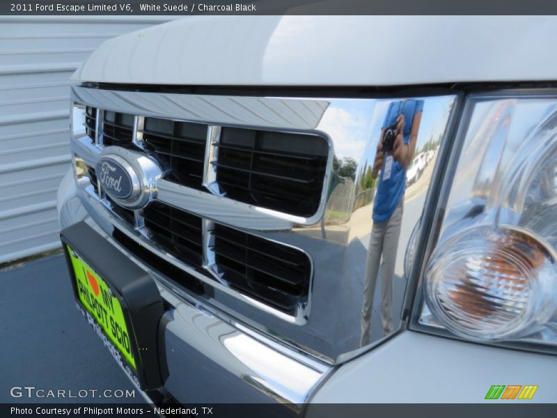 White Suede / Charcoal Black 2011 Ford Escape Limited V6