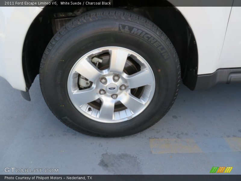 White Suede / Charcoal Black 2011 Ford Escape Limited V6