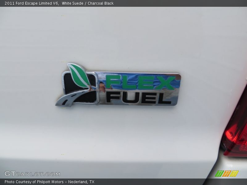 White Suede / Charcoal Black 2011 Ford Escape Limited V6